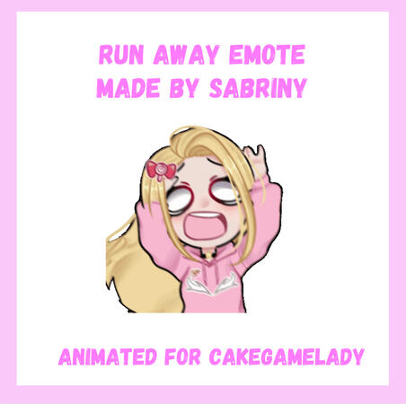 Run Away Emote by Sabriny