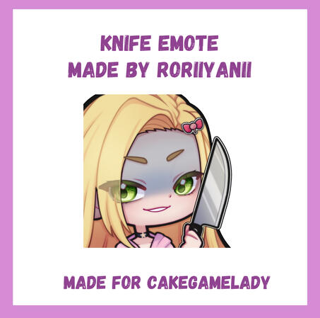 Knife Emote by roriiyanii
