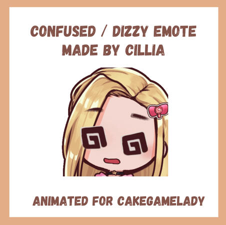 Confused / Dizzy Emote by cillia