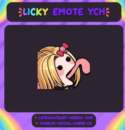 Licky Emote by CatDonuts